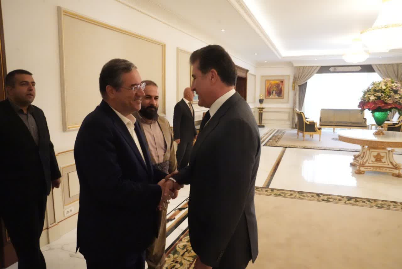 دیدار استاندار آذربایجانغربی با رئیس اقلیم کردستان عراق + تصاویر