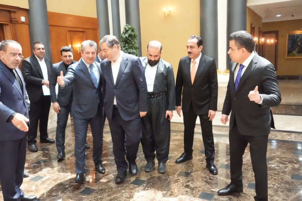 دیدار استاندار آذربایجانغربی با نخستوزیر اقلیم کردستان عراق + تصاویر