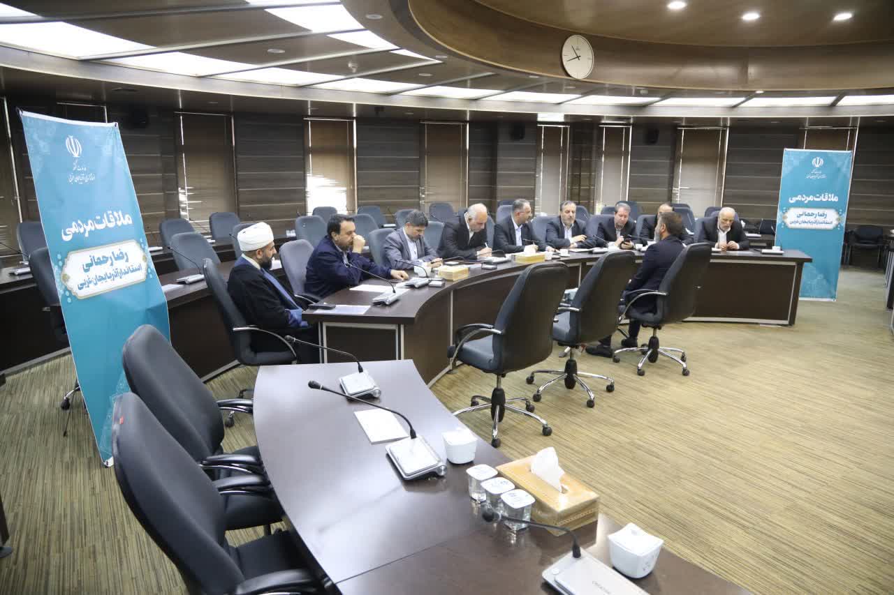 برگزاری ملاقات مردمی مدیران استانداری آذربایجانغربی