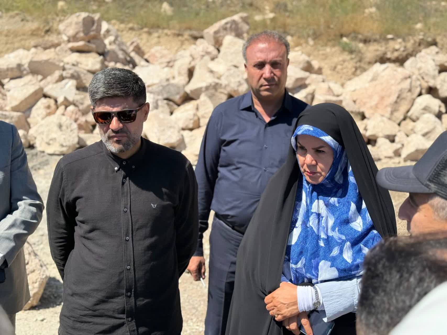 بازدید معاون هماهنگی امور عمرانی استاندار آذربایجانغربی از پروژه فاضلاب شهری ماکو + تصاویر
