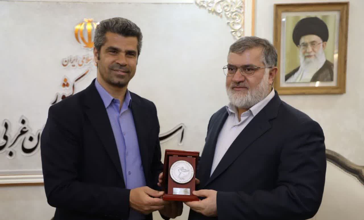 دیدار رئیس فدراسیون تکواندوی جمهوری اسلامی ایران با استاندار آذربایجانغربی + تصاویر