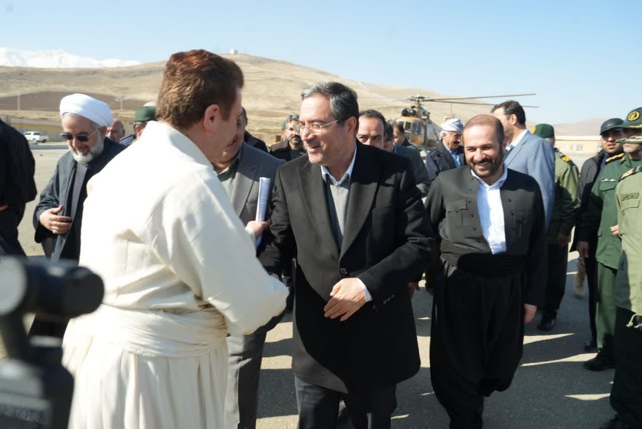 استاندار آذربایجانغربی وارد شهرستان پیرانشهر شد + تصاویر