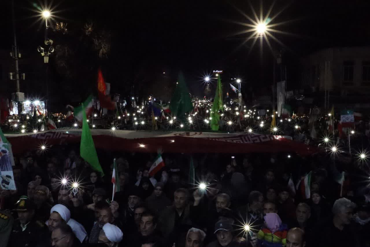 برگزاری آیین شهادت حضرت امام خامنه‌ای در ارومیه