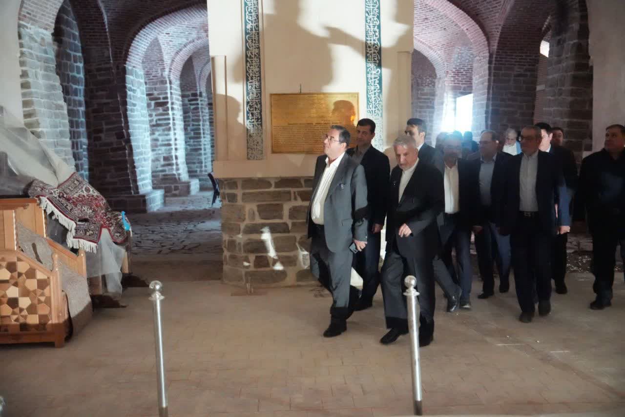 آلبوم تصویری / بازدید وزیر میراثفرهنگی از مسجد جامع ارومیه