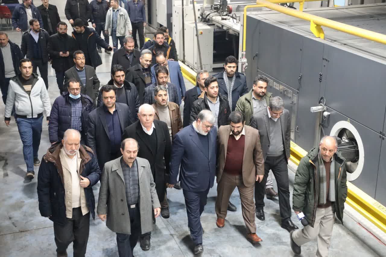 آلبوم تصویری / بازدید استاندار آذربایجان غربی از کارخانجات نساجی خوی