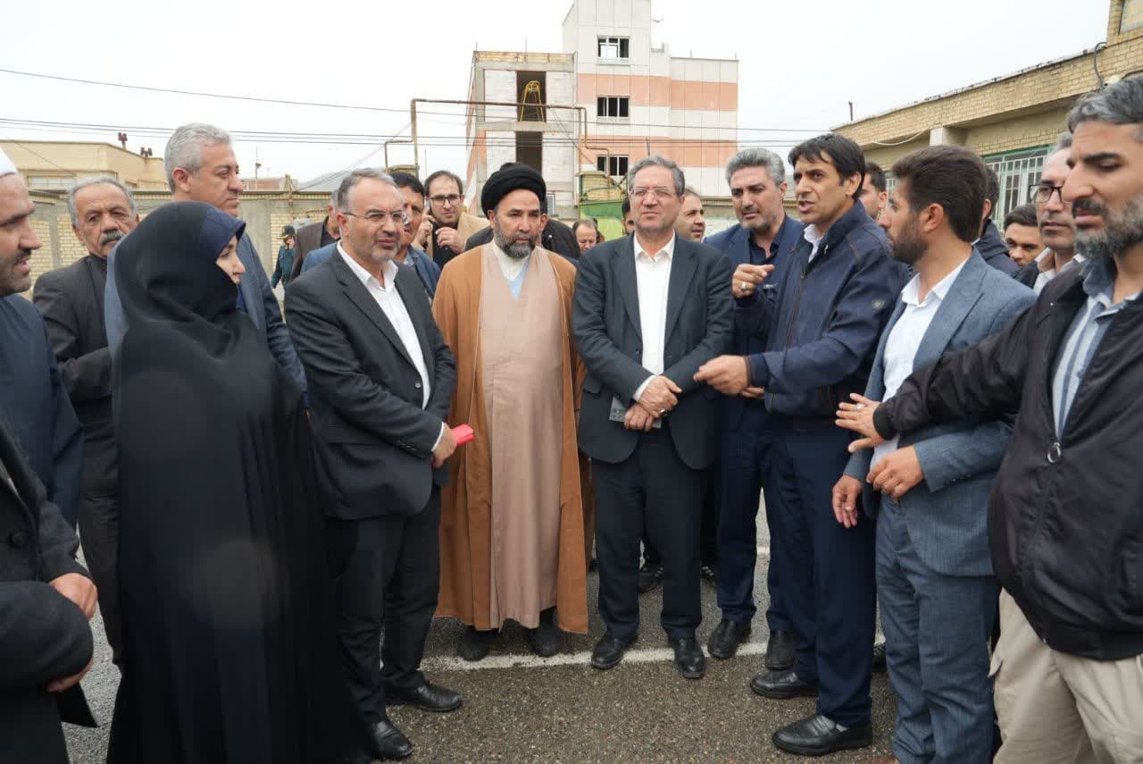 بازدید استاندار آذربایجانغربی از روند احداث مدرسه 12 کلاسه در روستای قولنجی + تصاویر