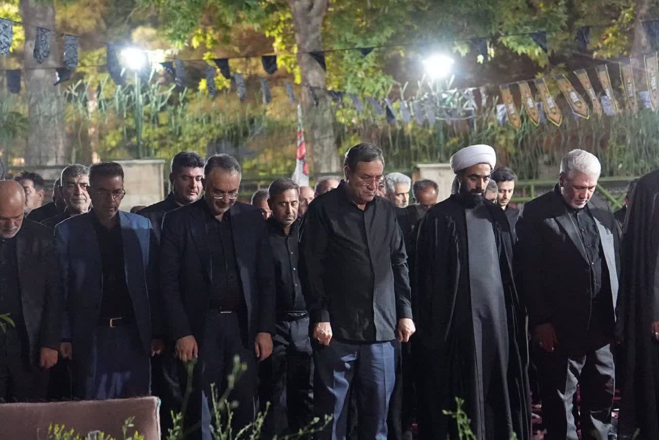 برگزاری آیین سوگواری حضرت اباعبدالله الحسین (ع) در فرمانداری ارومیه + تصاویر