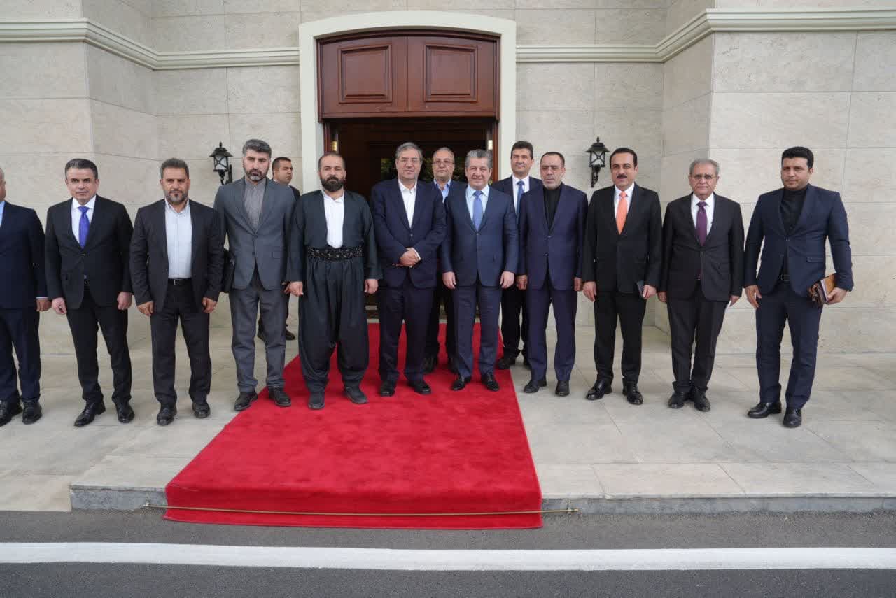 دیدار استاندار آذربایجانغربی با نخستوزیر اقلیم کردستان عراق + تصاویر