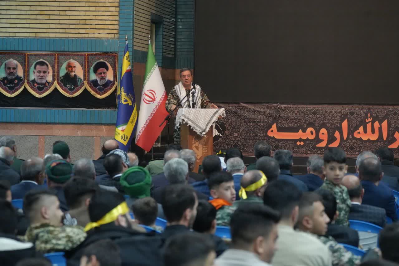 برگزاری همایش اقتدار بسیجیان در ارومیه + تصاویر