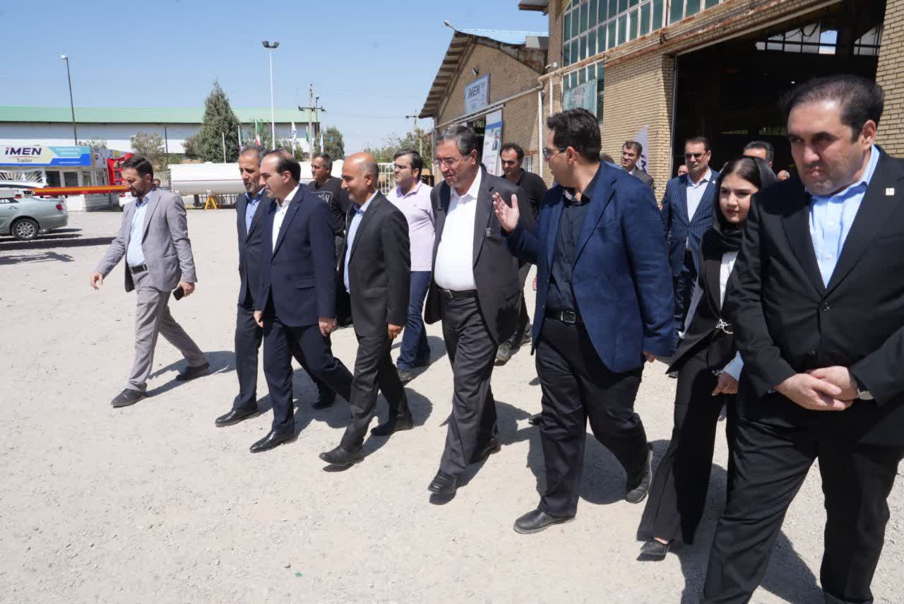 افتتاح واحد تولیدی ایمن تریلر غرب در ارومیه + تصاویر