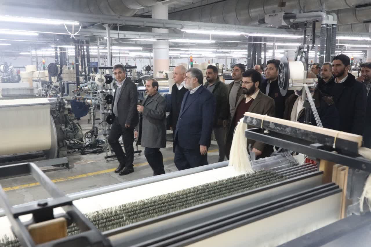 آلبوم تصویری / بازدید استاندار آذربایجان غربی از کارخانجات نساجی خوی