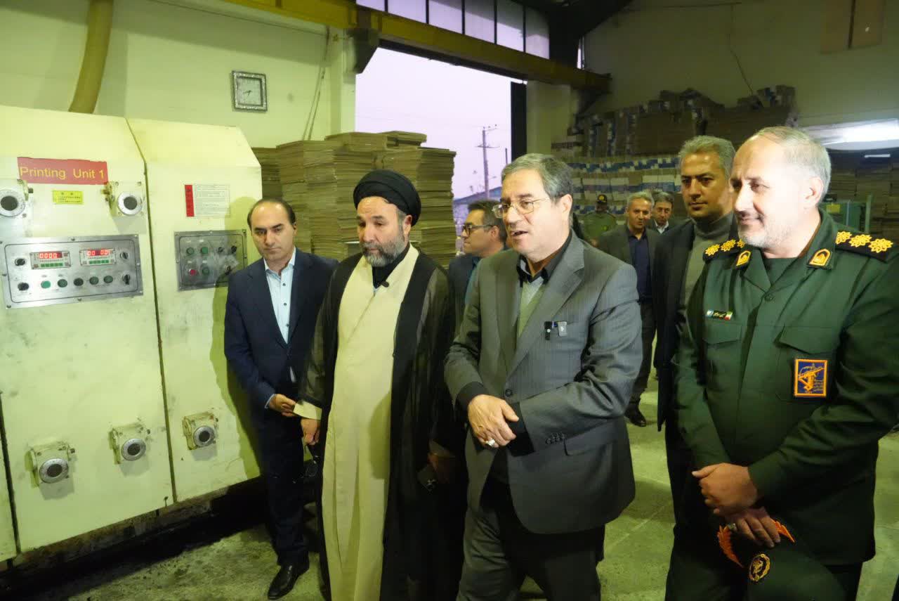 برگزاری آیین افتتاح واحد تولیدی کارتنسازی در ارومیه + تصاویر