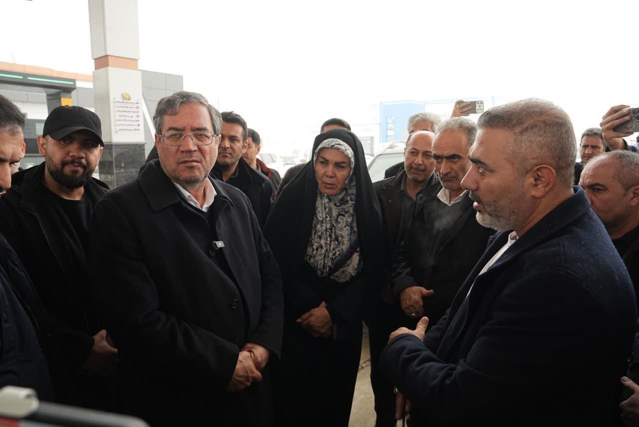 بازدید استاندار آذربایجان‌غربی از مجتمع خدمات رفاهی بین‌راهی و تیرپارک شرکت تجارت باختر آذربایجان + تصاویر