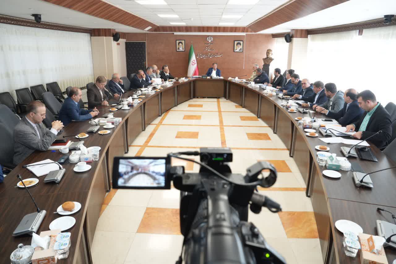 برگزاری جلسه شورای ساماندهی مبادلات مرزی آذربایجانغربی + تصاویر