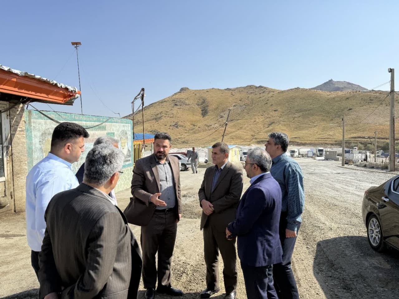 بازدید معاون توسعه مدیریت و منابع استاندار آذربایجانغربی از سایت و بازارچه مرز کیله سردشت + تصاویر