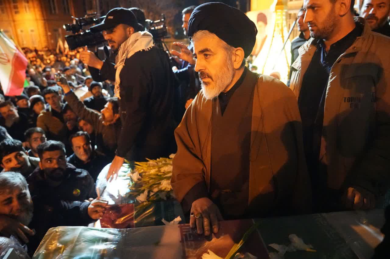 برگزاری آیین شهادت حضرت امام خامنه‌ای (قدس سره) و تشییع پیکر مطهر شهدای حافظان امنیت آذربایجان‌غربی + تصاویر