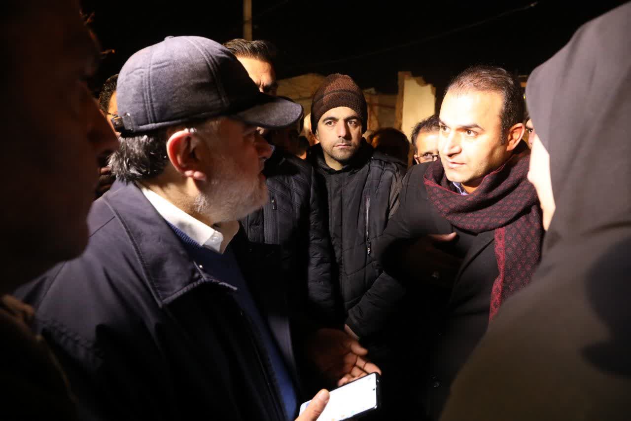 آلبوم تصویری / بازدید شبانه استاندار آذربایجانغربی از مناطق زلزله زده شهرستان خوی