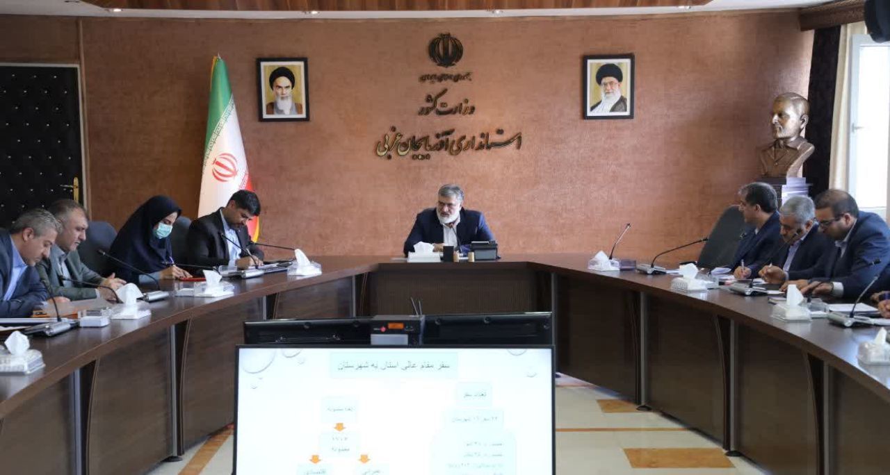 برگزاری جلسه بررسی برنامه های دستگاه های حوزه عمرانی آذربایجانغربی در راستای تحقق شعار سال + تصاویر