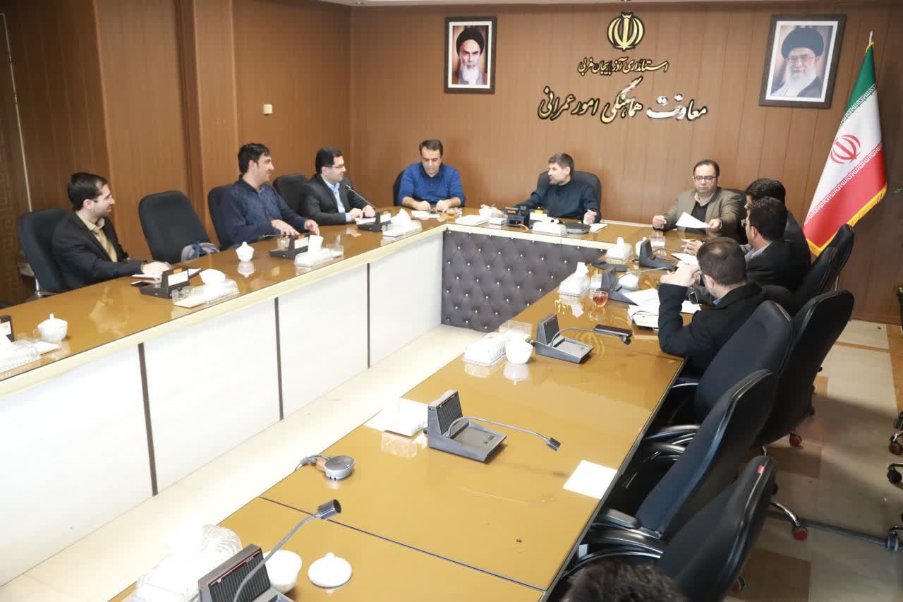 برگزاری جلسه بررسی پروژه‌های نهضت توسعه عدالت در فضاهای آموزشی آذربایجان‌غربی