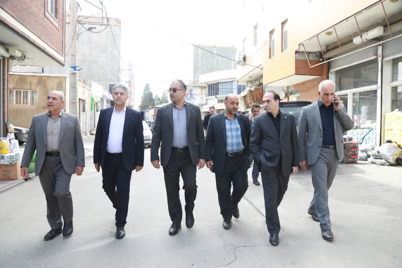 بازدید معاون استاندار آذربایجان‌غربی از بازار ارومیه + تصاویر