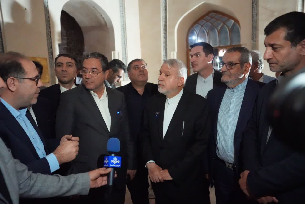 آلبوم تصویری / بازدید وزیر میراثفرهنگی از مسجد جامع ارومیه