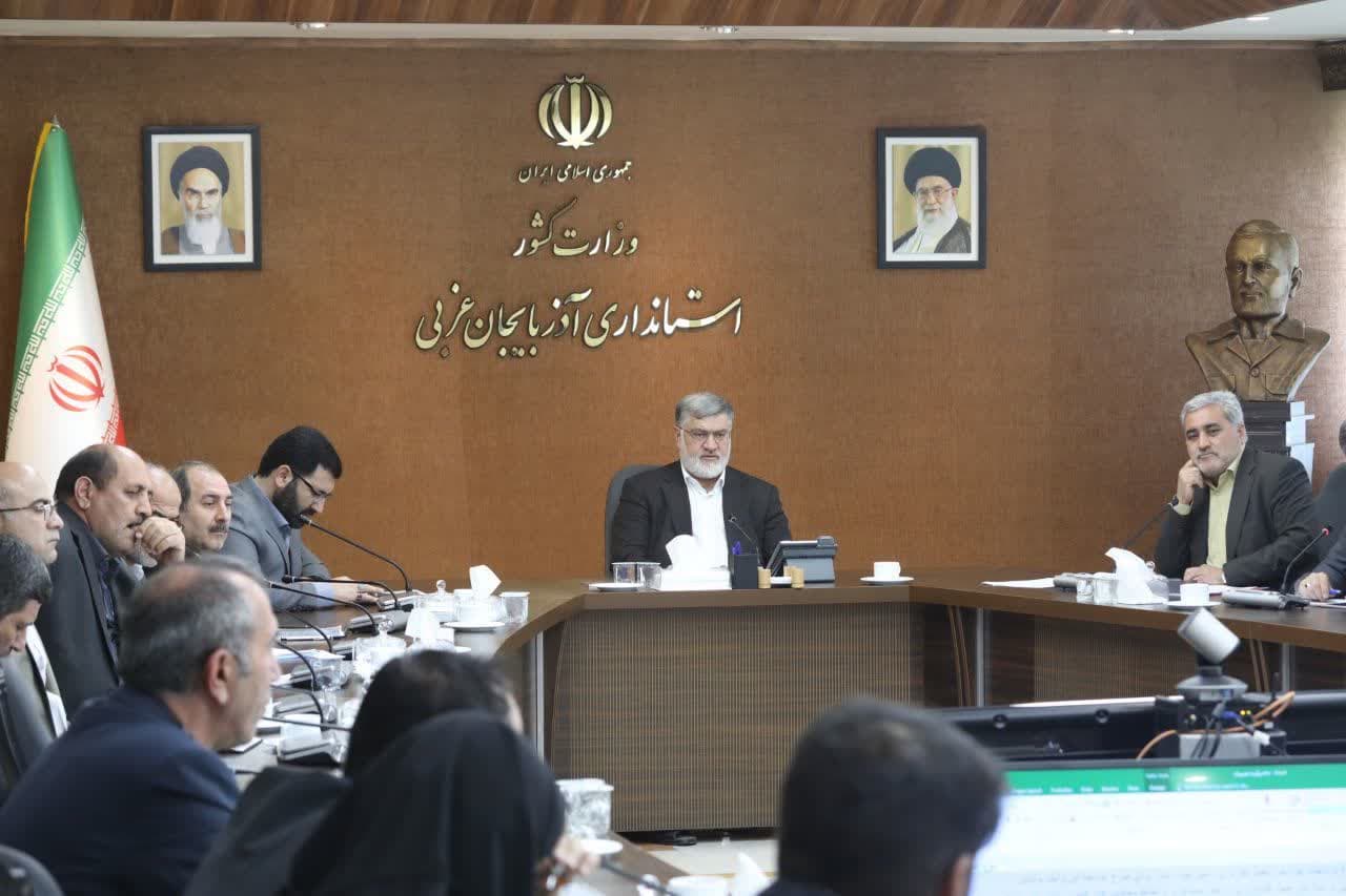 برگزاری جلسه کارگروه تسهیل و رفع موانع تولید آذربایجانغربی + تصاویر