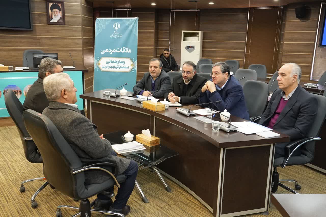 برگزاری ملاقات مردمی استاندار آذربایجان‌غربی + تصاویر