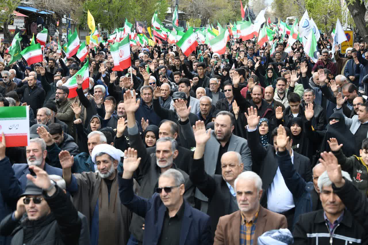 آلبوم تصویری / خروش یکپارچه مردم و مسئولان آذربایجان‌غربی در اربعین شهادت قائد امت اسلامی