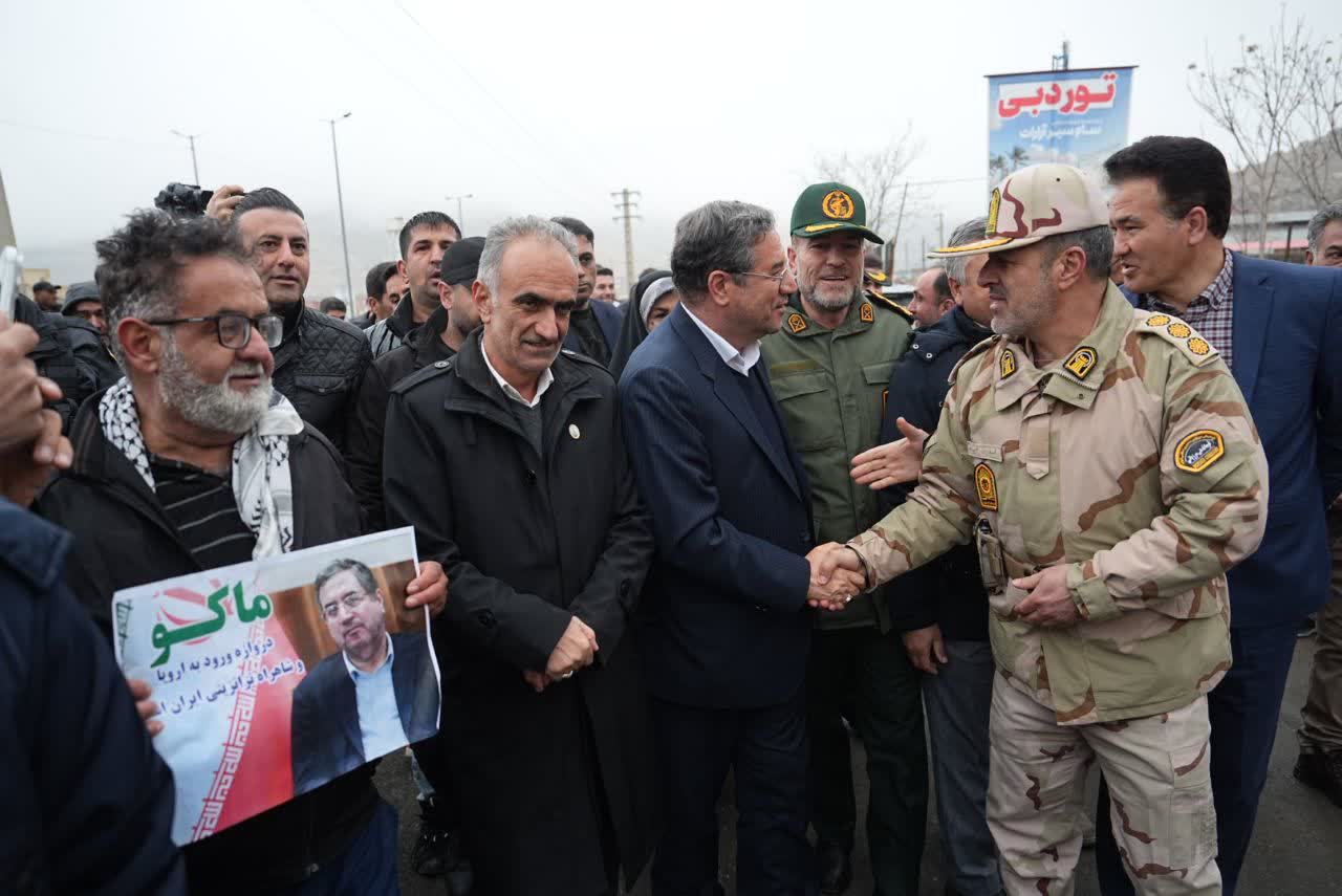 آغاز سفر استاندار آذربایجان‌غربی به شهرستان ماکو + تصاویر