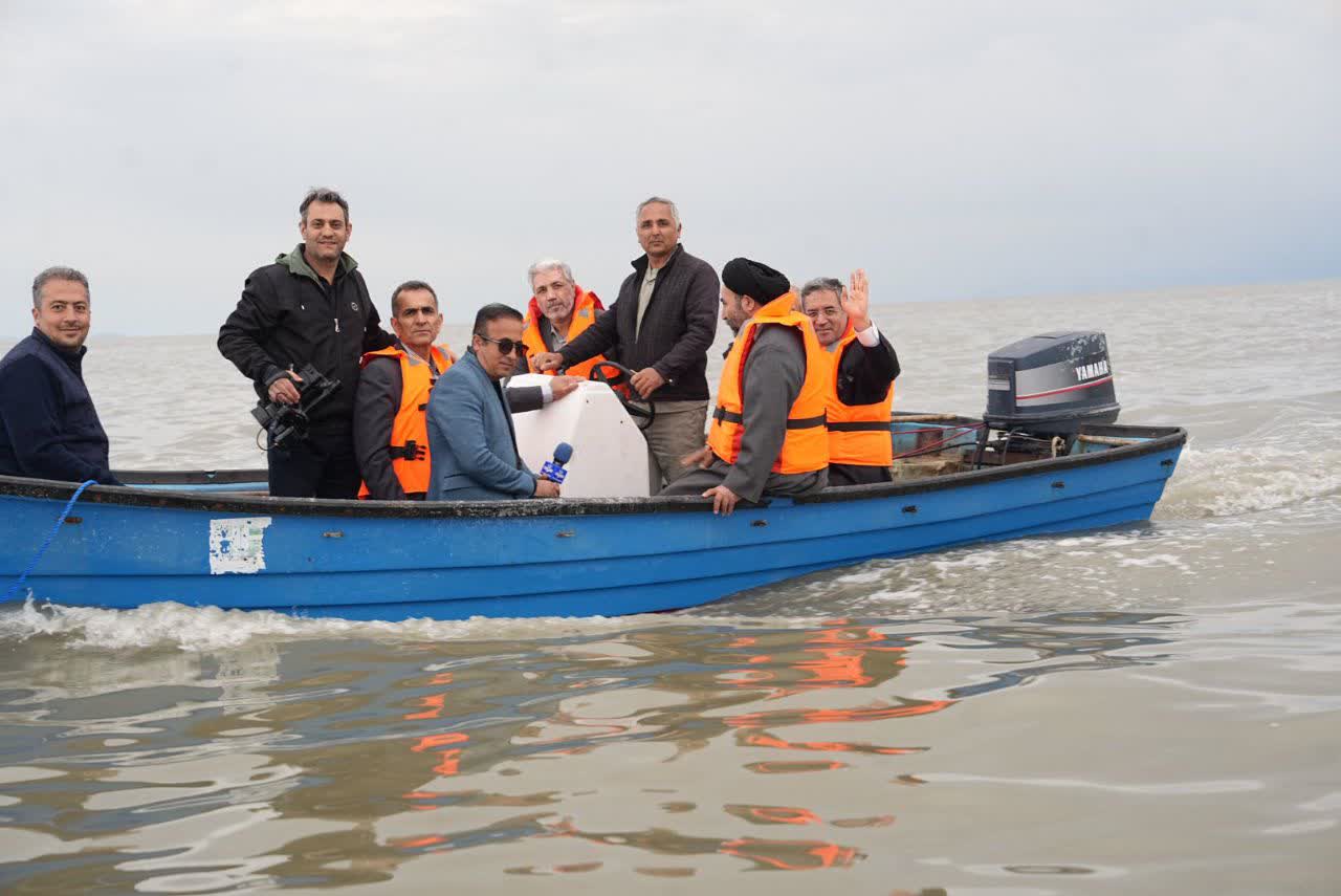 آلبوم تصویری / بازدید معاون رئیس‌جمهور و استاندار آذربایجان‌غربی از دریاچه ارومیه