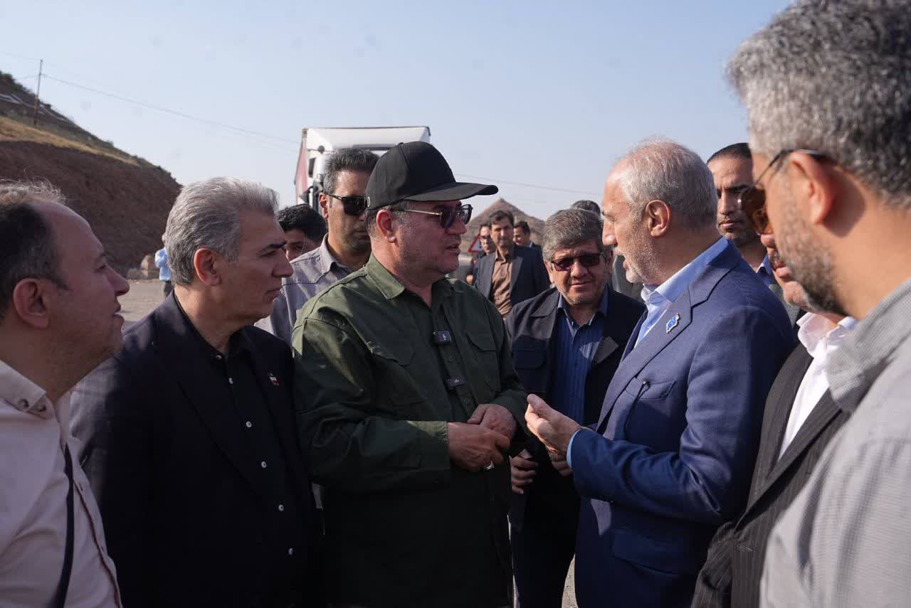 آغاز سفر معاون رئیسجمهور و معاون وزیر راه و شهرسازی به آذربایجانغربی + تصاویر