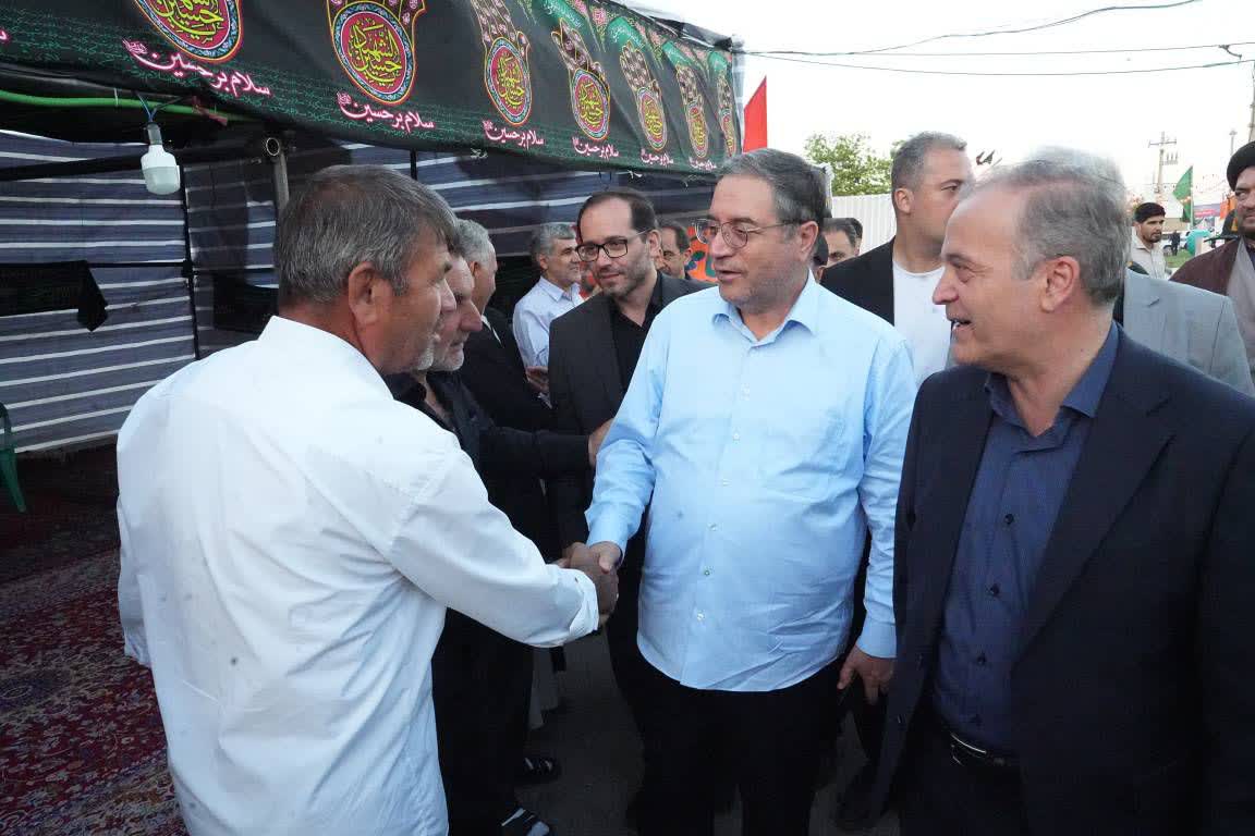 بازدید استاندار آذربایجان‌غربی از موکب‌های اربعین شهرستان نقده + تصاویر