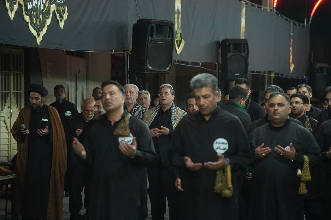 حضور استاندار آذربایجانغربی در آیین عزاداری مسجد امام ارومیه + تصاویر