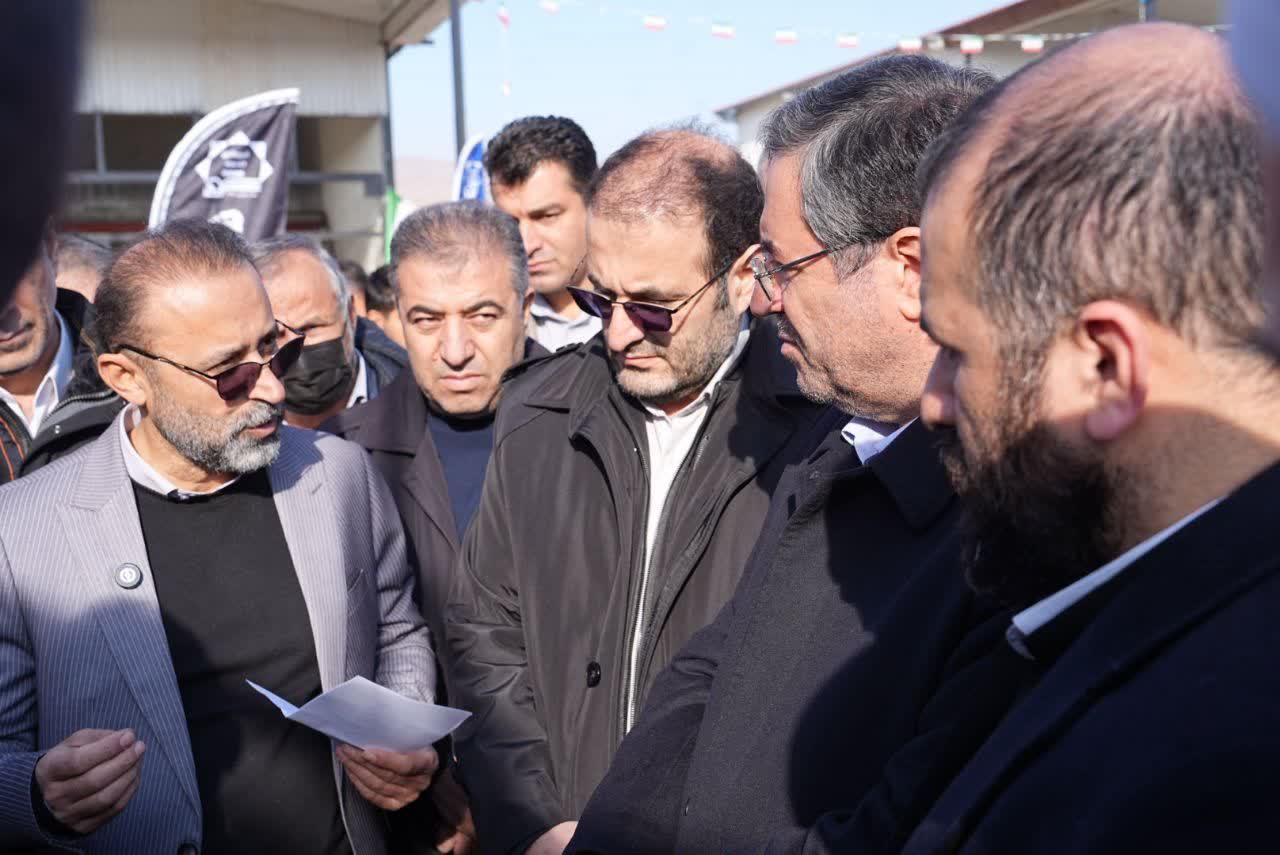 بازدید استاندار آذربایجان‌غربی از پروژه پایانه صادراتی شهرداری اشنویه + تصاویر