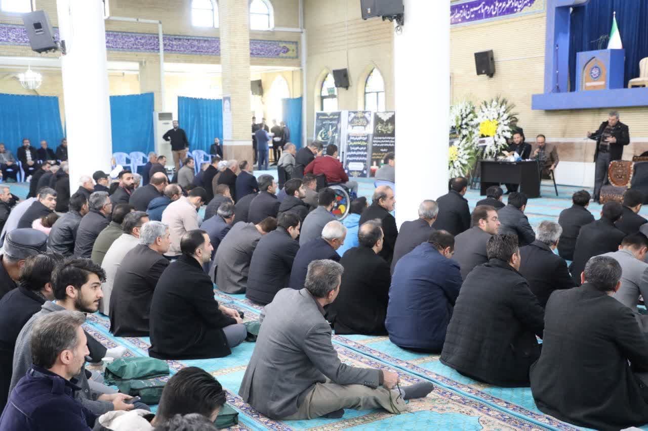 حضور استاندار آذربایجانغربی در آیین گرامیداشت عروج ملکوتی چهار نفر از مجاهدان فی سبیلالله + تصاویر