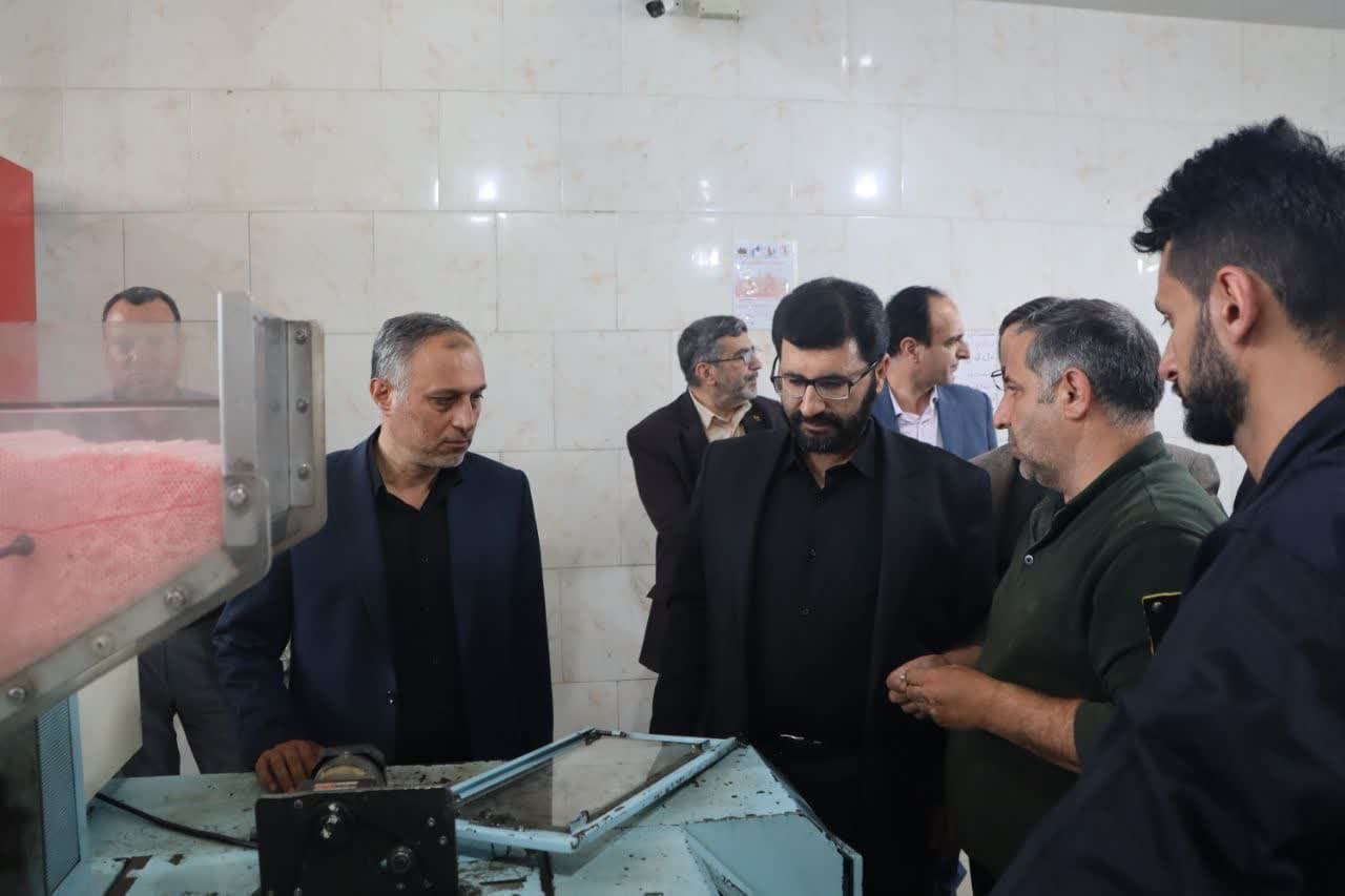 بازدید معاون هماهنگی امور اقتصادی استاندار آذربایجان غربی از دو شرکت تولیدی و صنعتی در ارومیه + تصاویر