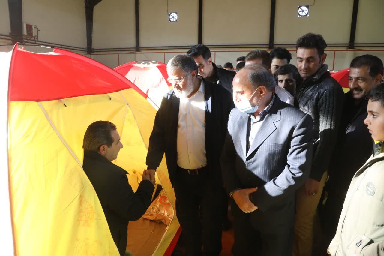 آلبوم تصویری / بازدید استاندار آذربایجانغربی و رئیس سازمان مدیریت بحران کشور از کمپ اسکان اضطراری جمعیت هلال احمر استان