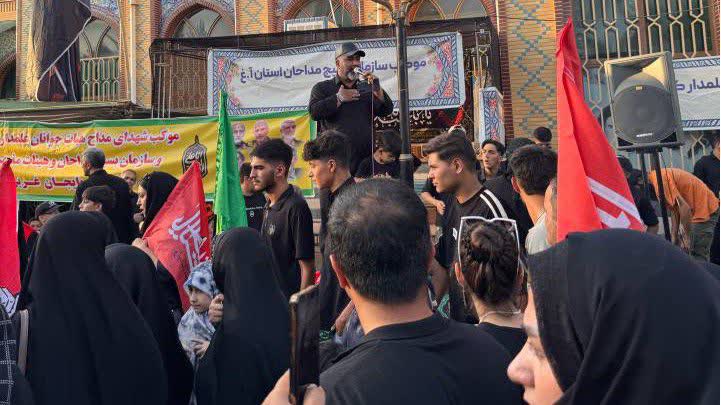 برگزاری آیین جاماندگان اربعین حسینی با حضور پرشور مردم ارومیه + تصاویر