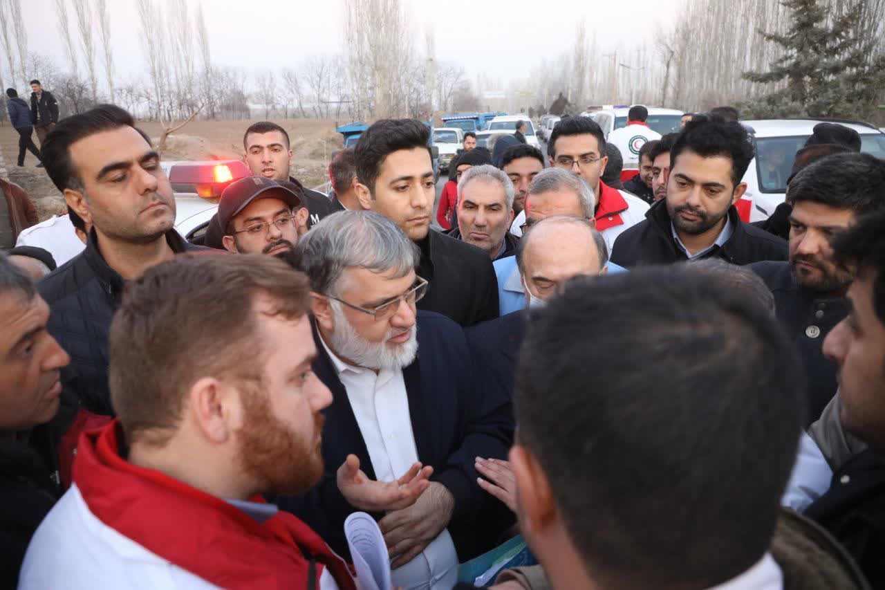 آلبوم تصویری / بازدید استاندار آذربایجانغربی و رئیس سازمان مدیریت بحران کشور از مناطق زلزله زده شهرستان خوی