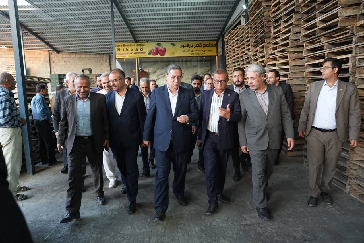 بازدید استاندار آذربایجانغربی از زیرساختهای صادرات محصولات کشاورزی ارومیه + تصاویر
