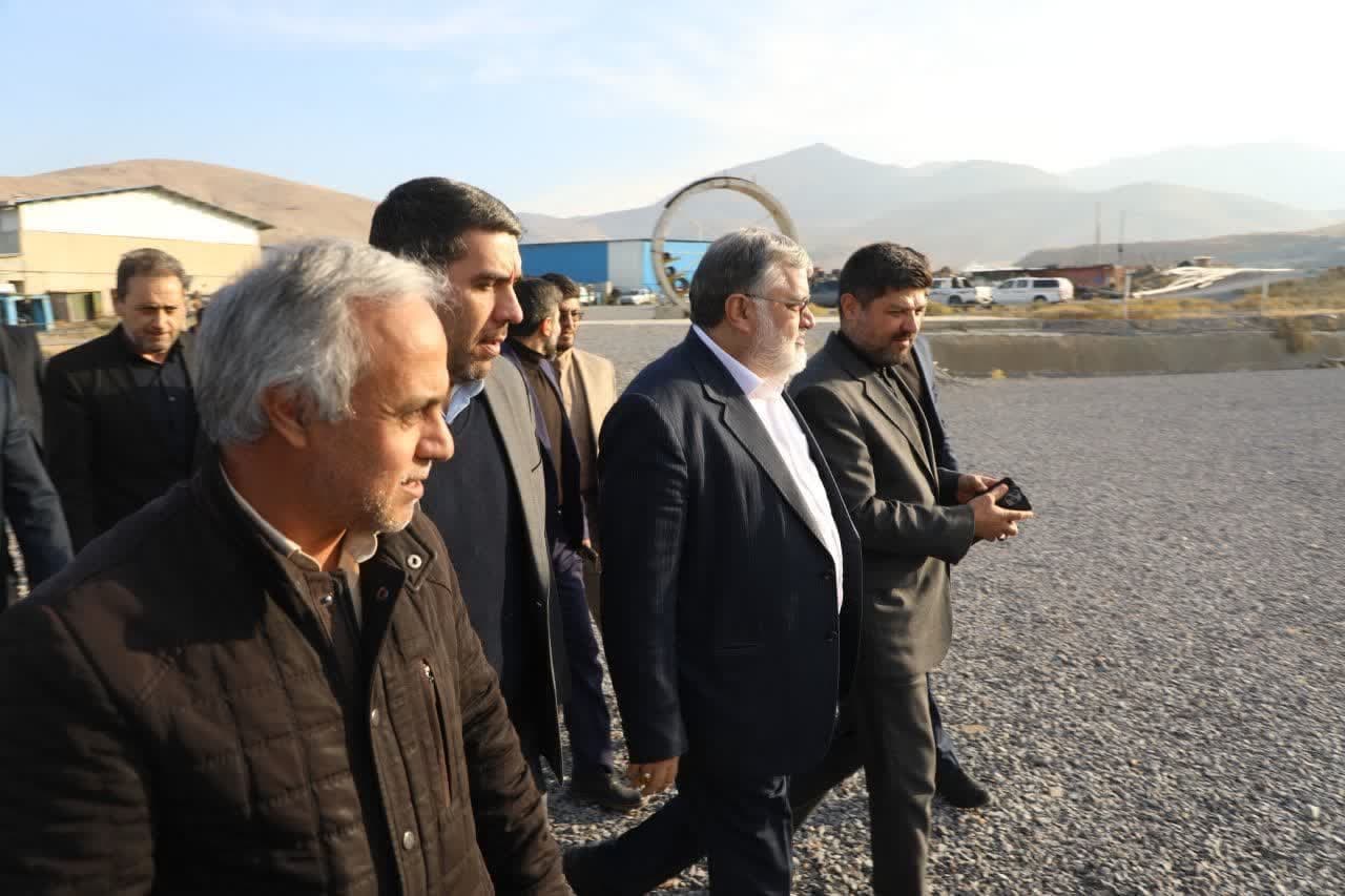 بازدید دبیر کارگروه ملی نجات دریاچه ارومیه از خروجی تونل انتقال آب سد کانی سیب + تصاویر