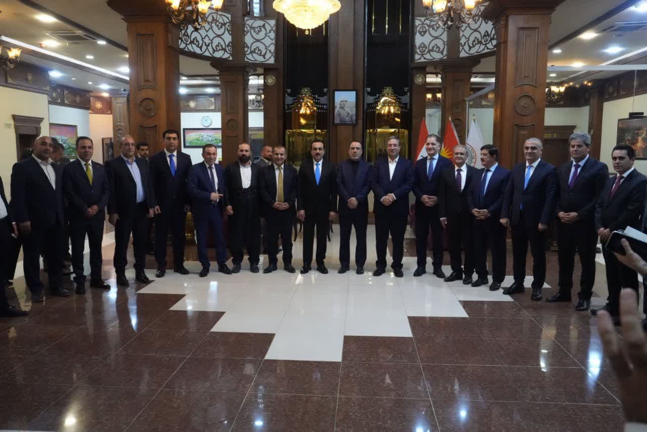 آلبوم تصویری / برگزاری نشست خبری استانداران آذربایجانغربی و اربیل اقلیم کردستان عراق