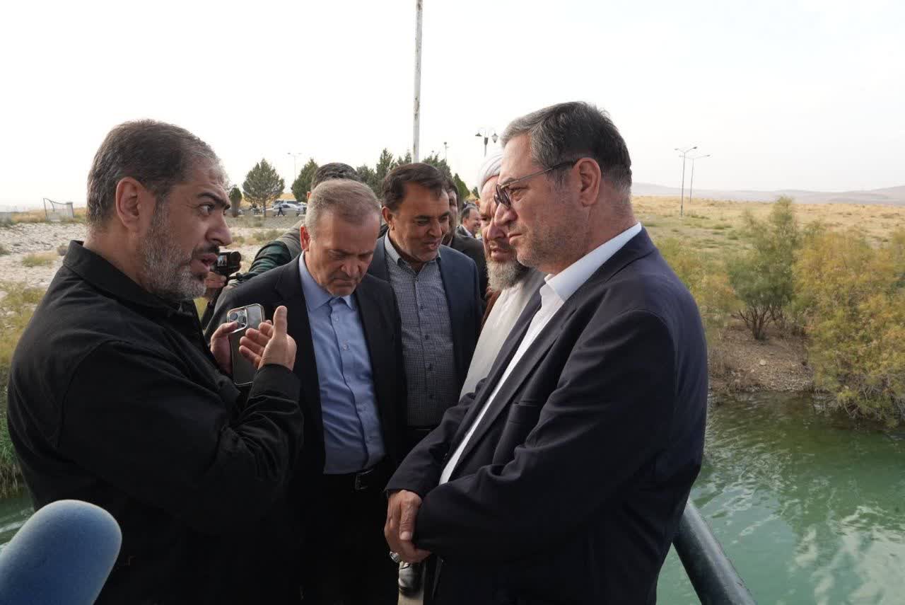 بازدید استاندار آذربایجانغربی از سد و تالاب حسنلو + تصاویر