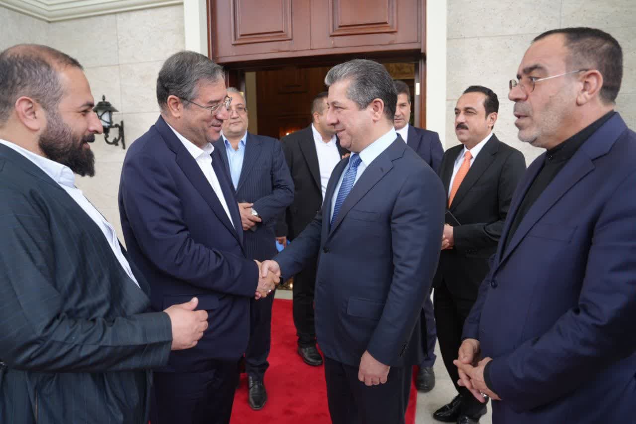 دیدار استاندار آذربایجانغربی با نخستوزیر اقلیم کردستان عراق + تصاویر