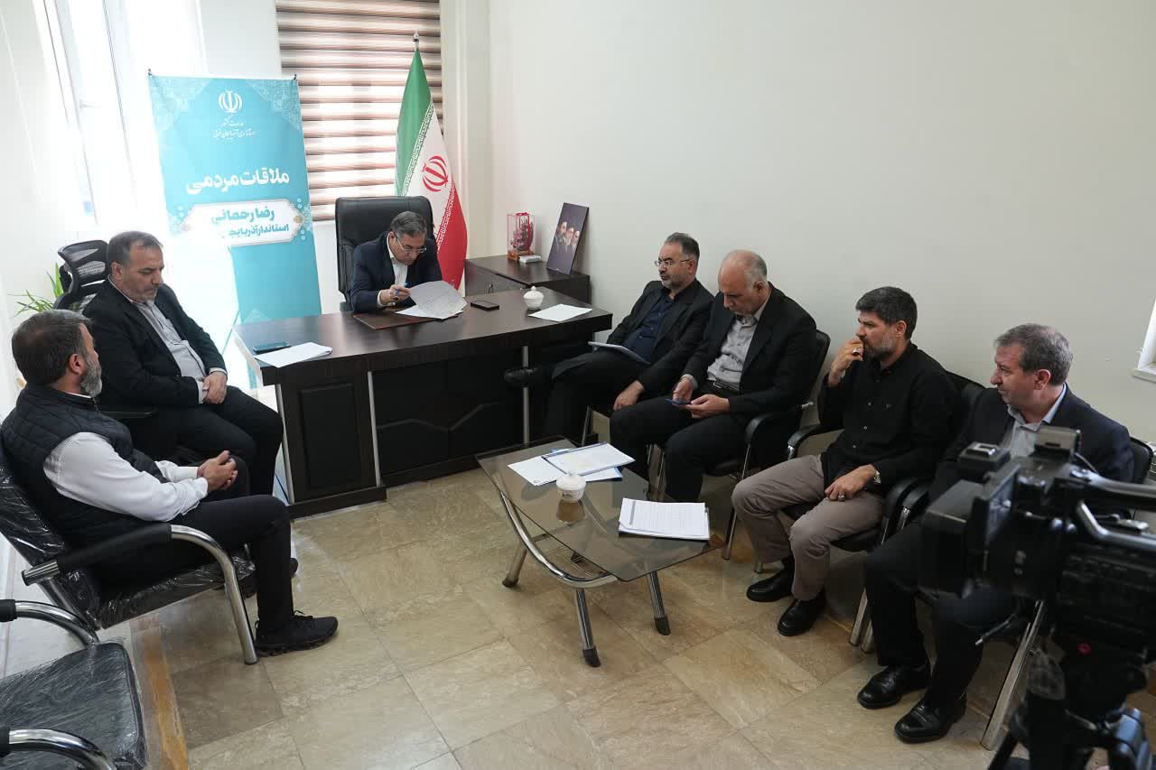 برگزاری ملاقات مردمی استاندار آذربایجان‌غربی + تصاویر