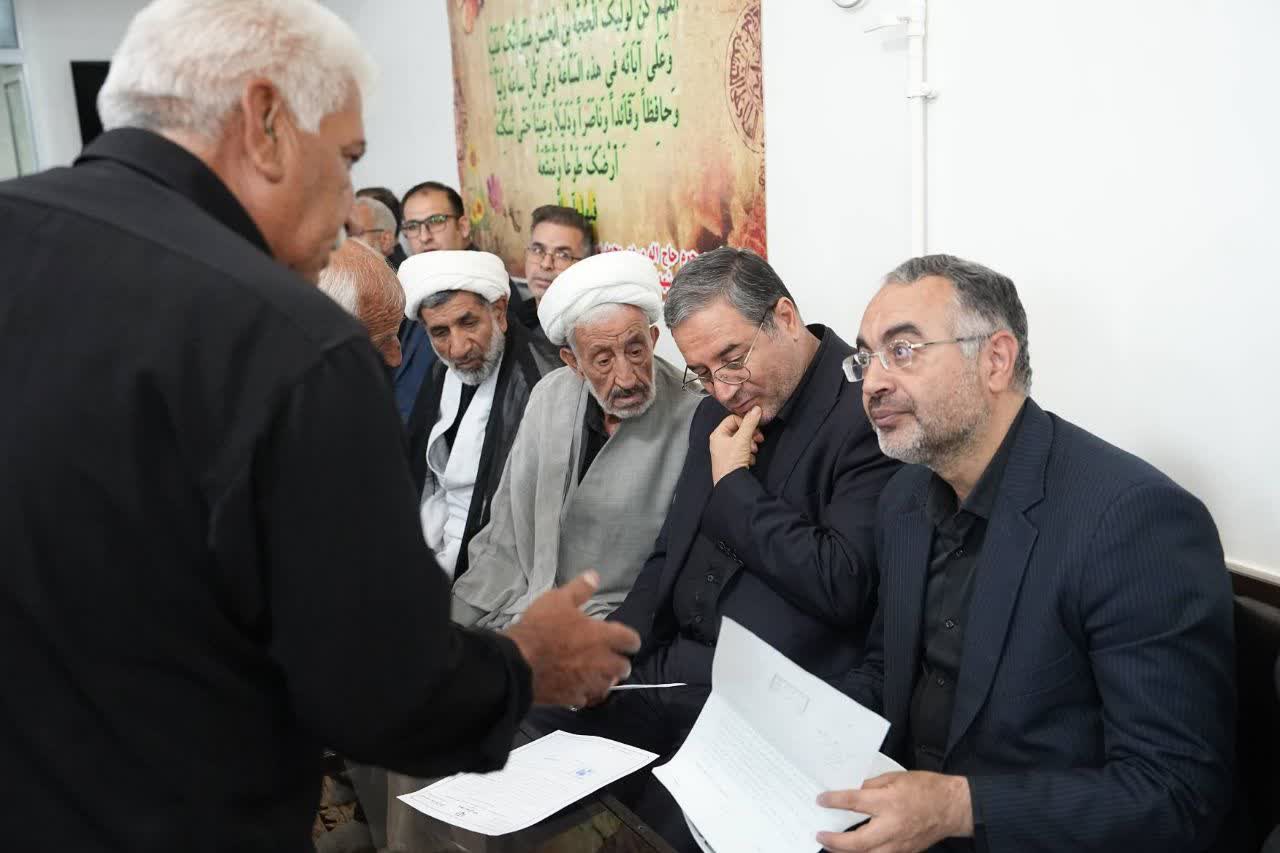 حضور استاندار آذربایجانغربی در جمع عزاداران مسجد شهدای علیار علامه مجلسی در ارومیه + تصاویر