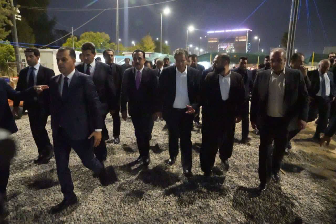 بازدید استانداران آذربایجانغربی و اربیل اقلیم کردستان عراق از سالن نمایشگاه بینالمللی اربیل + تصاویر