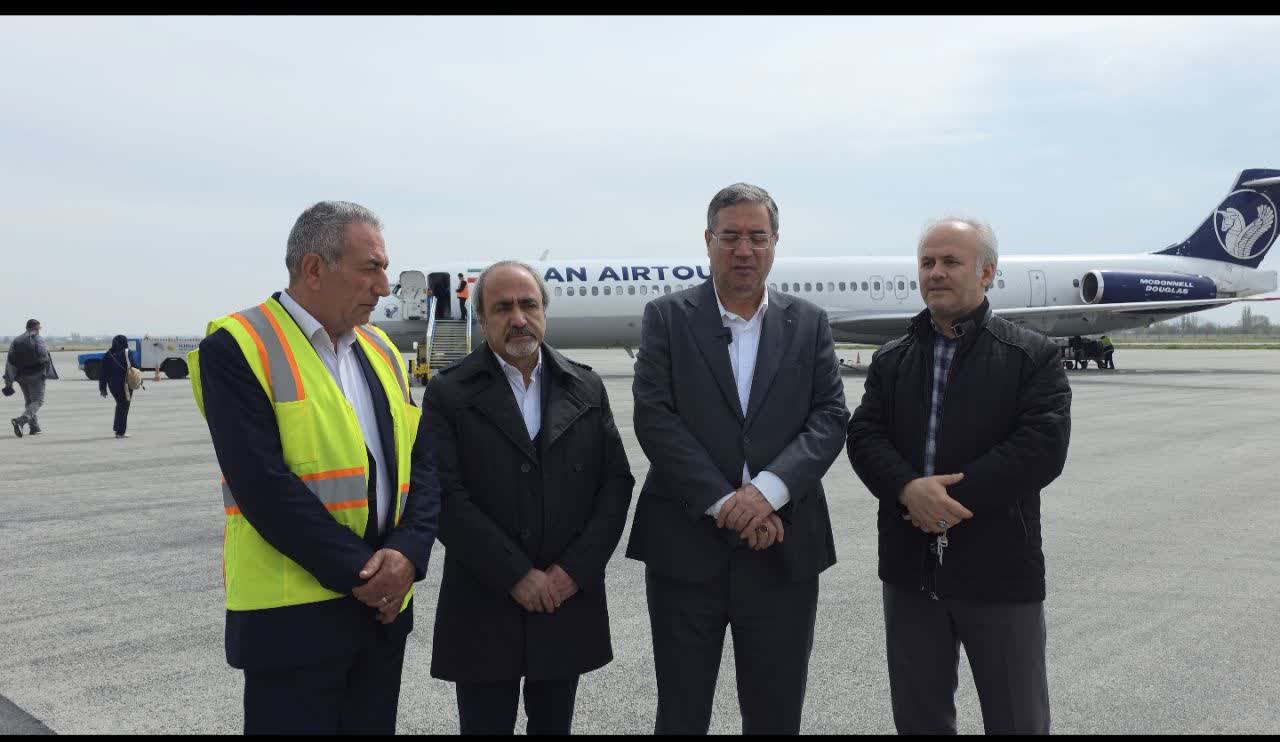 پروازهای فرودگاه شهید باکری ارومیه از سر گرفته شد