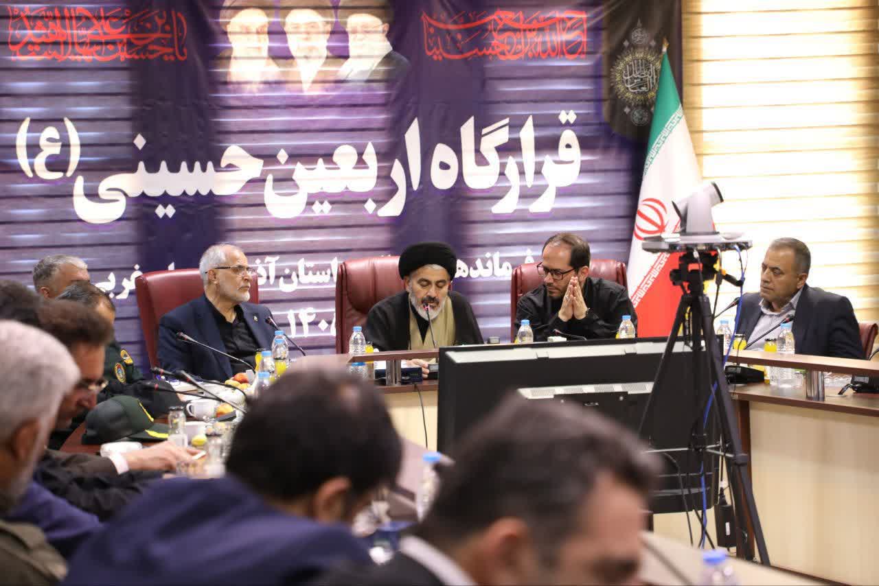 برگزاری جلسه ستاد اربعین آذربایجانغربی در مرز تمرچین + تصاویر