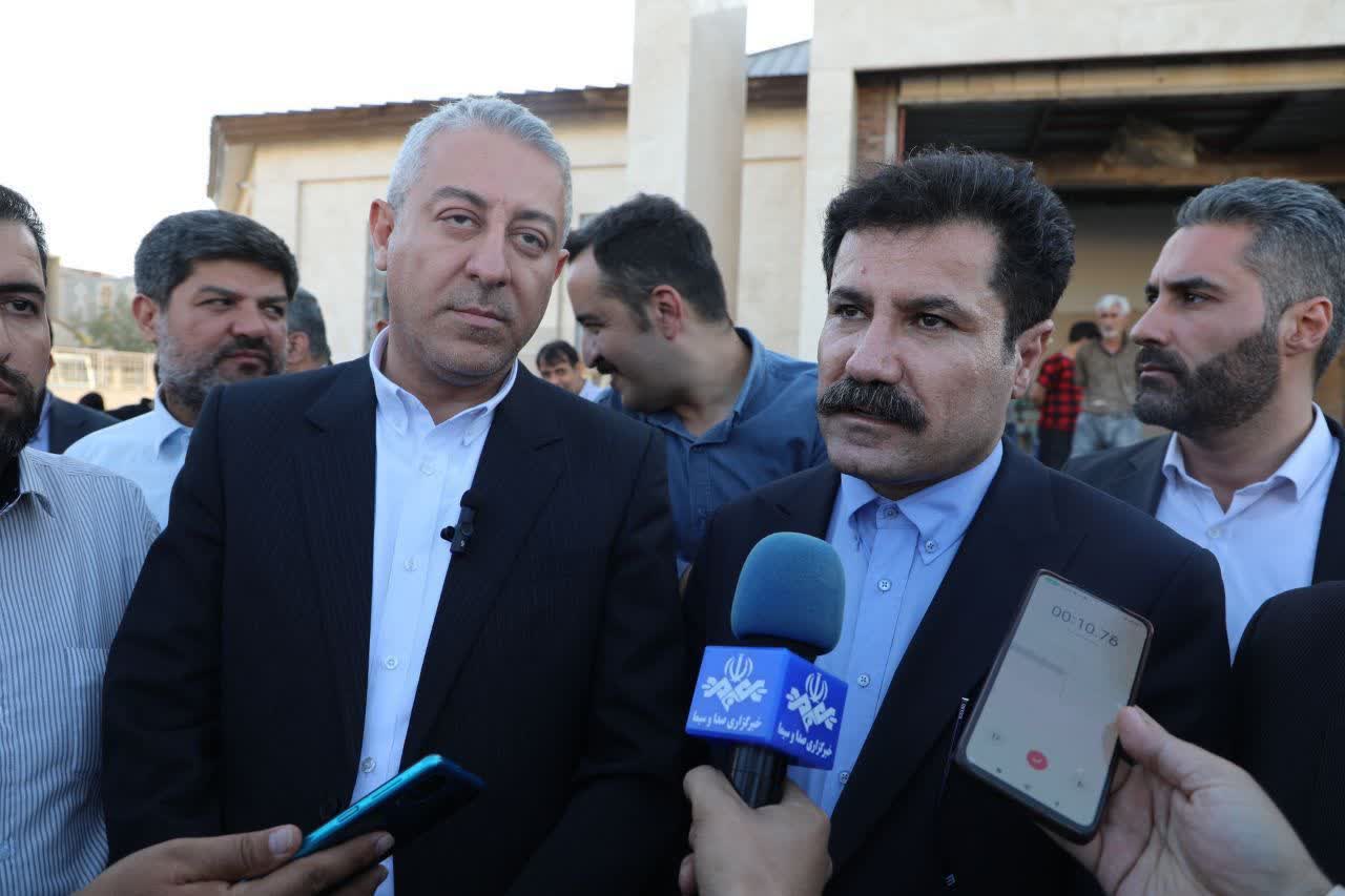 بازدید معاون رئیسجمهور از روند تکمیل مجتمع فرهنگی و هنری نقده + تصاویر